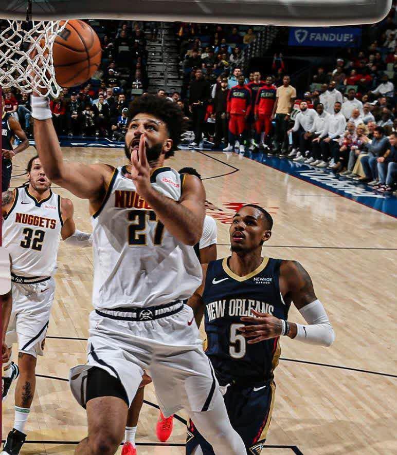 鹈鹕三巨头联手，约基奇得分突破，复出首战轰40分冲击季后赛！